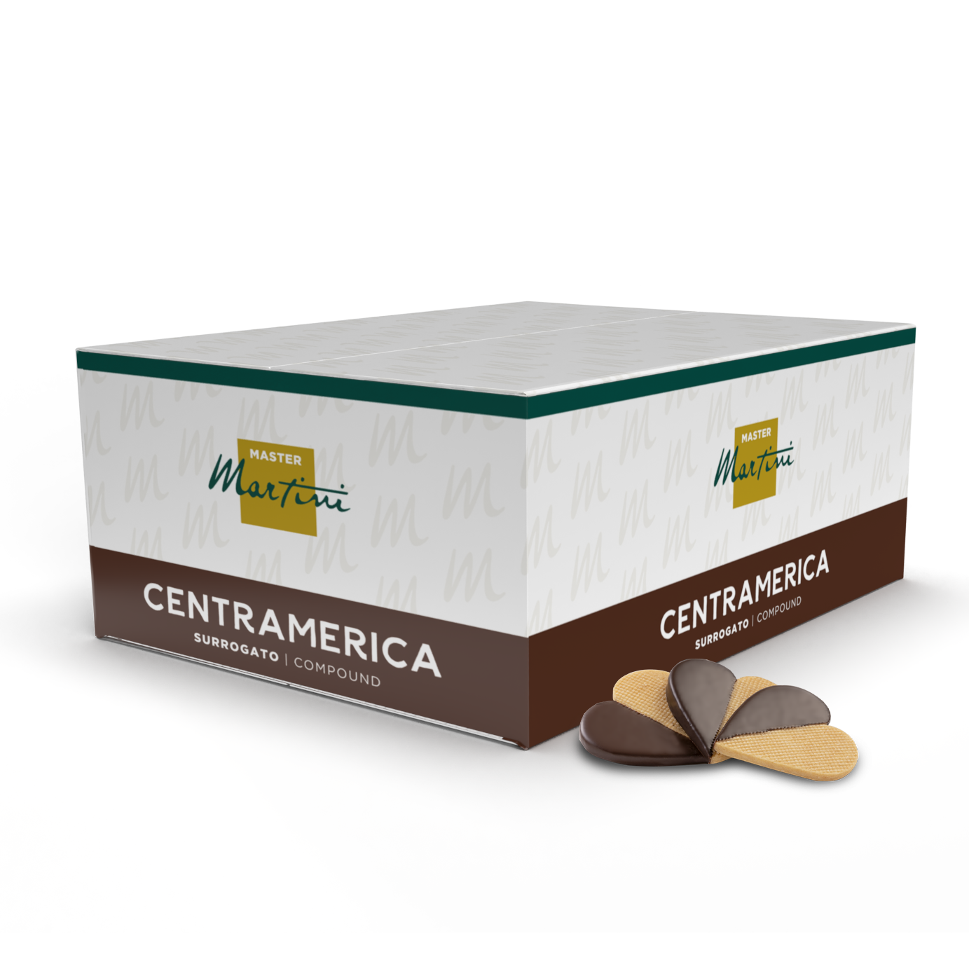 box di surrogato in dischi gran centramerica fondente per cioccolatieri professionisti